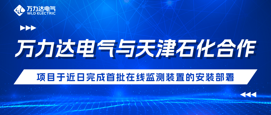 萬(wàn)力達(dá)電氣與天津石化合作開(kāi)發(fā)項(xiàng)目于近日完成首批在線監(jiān)測(cè)裝置的安裝部署